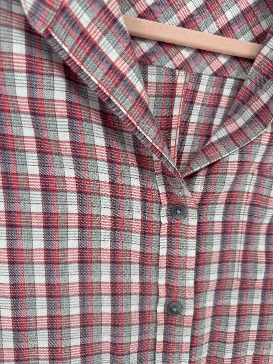 Pendleton Womens Red & White Long Sleeve Plaid Button-Up Shirt Size S - Picture 3 of 12